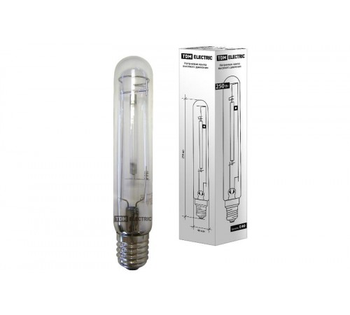 Лампа натриевая газоразрядная ДНаТ  250Вт Е40 2100К  SQ0325-0004  TDM