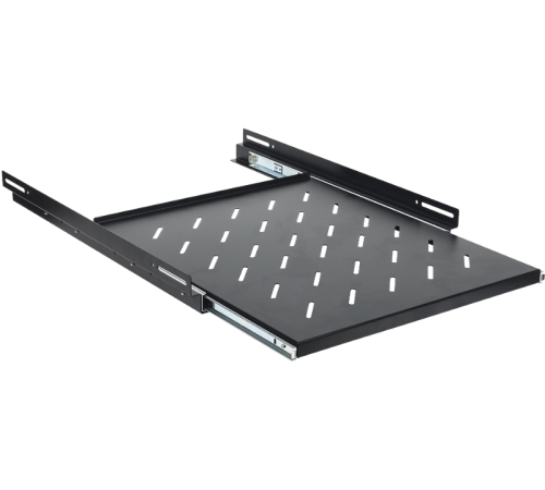 Полка 19 выдвижная 700мм для шкафа глубиной 1000мм черная  SS05-1000P  ITK