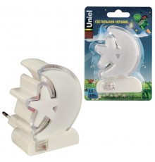 Светильник-ночник DTL-301-Месяц со звездочкой/RGB/4LED/05W без выключателя  10314  Uniel