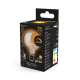 Лампа светодиодная Filament G95 6W 620lm 2400К Е27 golden диммируемая  105802006-D  Gauss