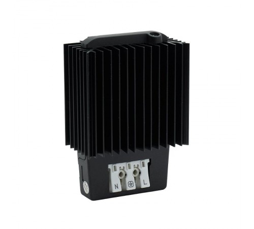 Обогреватель в чёрном алюминиевом корпусе 15 Вт, 110...240 В AC/DC  R5AHT015B  DKC