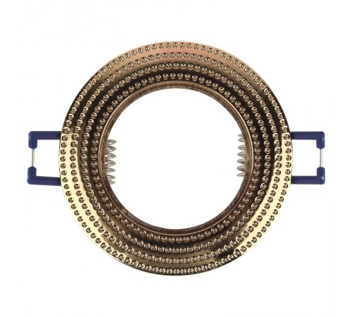 Светильник точечный встраиваемый под лампу KL55 50Вт MR16 золото литой  Б0017100  ЭРА