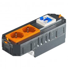Коробка с 2 розетками, оранжевые, ConnectWINSTA  7404698  OBO Bettermann
