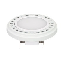 Лампа светодиодная AR111-UNIT-G53-12W- Day4000 (WH, 120 deg, 12V) (ARL, Металл) 12Вт 4000К 12В корпус белый  025637  Arlight