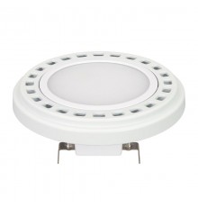 Лампа светодиодная AR111-UNIT-G53-12W- Day4000 (WH, 120 deg, 12V) (ARL, Металл) 12Вт 4000К 12В корпус белый  025637  Arlight