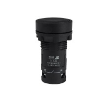 Кнопка OptiSignal Compact D22 C7-P-211 черная 1НО+1НЗ XB7NA25  362049  КЭАЗ