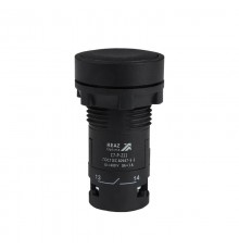 Кнопка OptiSignal Compact D22 C7-P-211 черная 1НО+1НЗ XB7NA25  362049  КЭАЗ