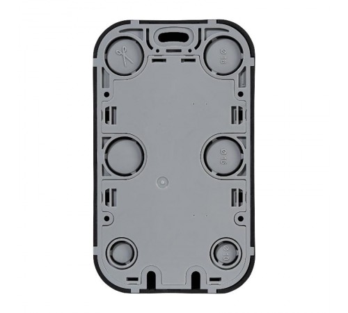 Quteo Чёрный Розетка 2-я с заземлением со шторками 16А винтовые зажимы   782475  Legrand