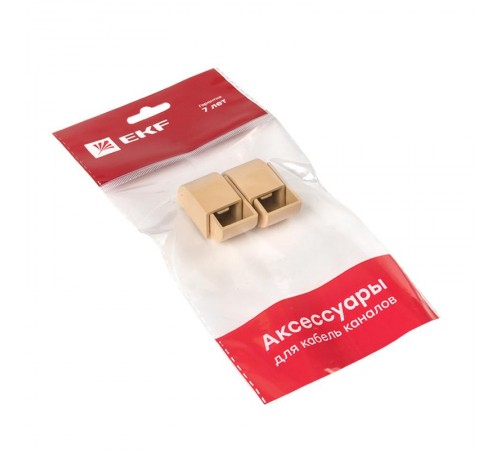 Заглушка (16х16) (4 шт) Plast EKF PROxima   под светлое дерево    ecl-16-16x4   EKF 