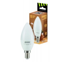 Лампа светодиодная FLL- C37 12w E14 3000K 230/50   .5038509  ФАZА