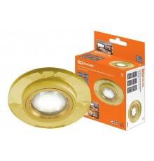 Светильник точечный встраиваемый под лампу СВ 03-03 MR16 50Вт G5.3 жёлтый/золото  SQ0359-0050  TDM