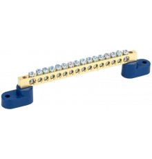 Шина N "ноль" на двух угловых изоляторах ШНИ-6х9-16-У2-С  YNN10-69-16C2-K07  IEK