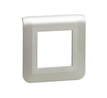 Рамка - Mosaic - 2 модуля - алюминий  079302L  Legrand