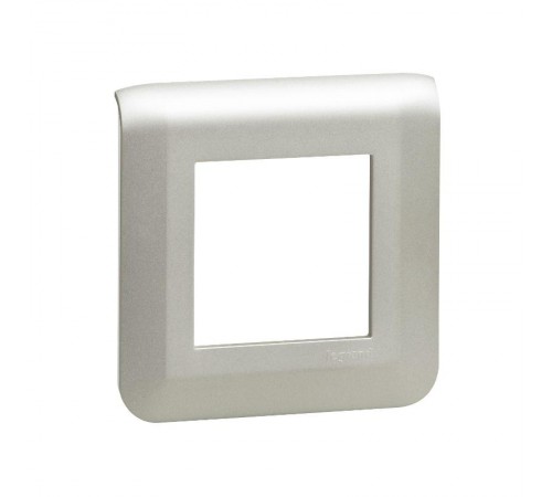 Рамка - Mosaic - 2 модуля - алюминий  079302L  Legrand