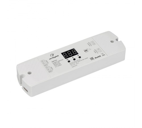 Выключатель SMART-SWITCH-DMX-SUF (230V, 5A) (Arlight, IP20 Пластик, 3 года)  033004  Arlight