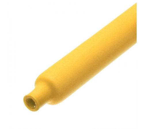 Трубка термоусадочная клеевая ТТК(3:1)-30/10 желт с коэффициентом усадки 3:1 с подавлением горения  102418  КВТ