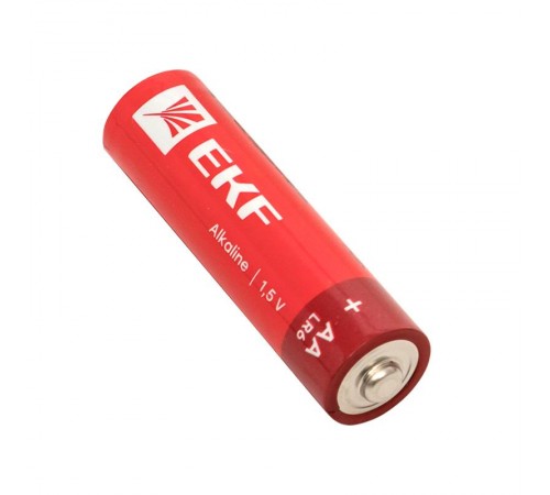 Батарейка алкалиновая типа АА(LR6) пластиковый бокс 24шт.  LR6-BOX24  EKF