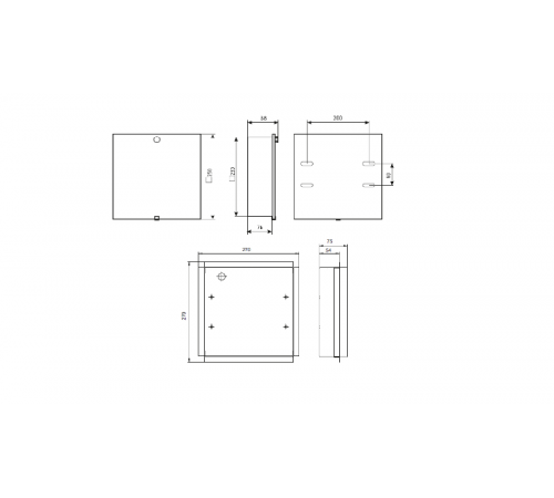 Указатель аварийный светодиодный BS-ESTETICA-71-S1-INEXI2 6,3Вт 1ч IP20 постоянный встраиваемый  a16721 Белый свет