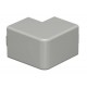 Крышка внешнего угла кабельного канала WDK 40x40 мм (ПВХ,серый) (WDK HA40040GR)  6158412  OBO Bettermann
