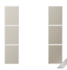 комплект накладок 3гр имитация золота  GO2503TSA  Jung