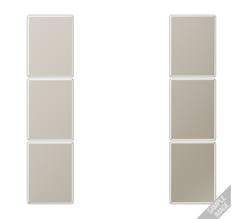 комплект накладок 3гр хром  GCR2503TSA  Jung