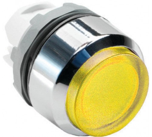 Кнопка MP3-21Y желтая выступающая (только корпус) с подсветкой б ез фиксации  1SFA611102R2103  ABB