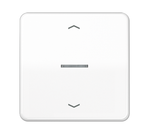 Клавиша для KNX кнопки, 1 группа с окошком и символами "стрелки"; дюропласт; белый CD101KO5PWW Jung