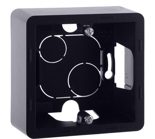 Inspiria Антрацит Коробка накладного монтажа 1-местная О/У  673983  Legrand