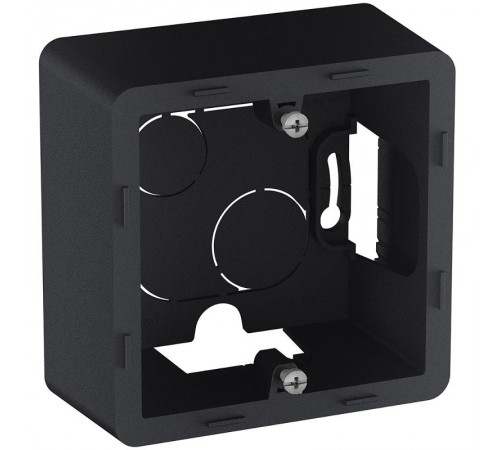 Inspiria Антрацит Коробка накладного монтажа 1-местная О/У  673983  Legrand