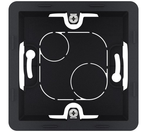 Inspiria Антрацит Коробка накладного монтажа 1-местная О/У  673983  Legrand