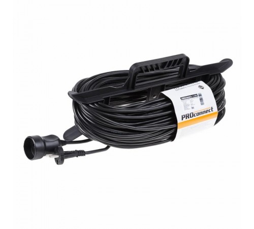Удлинитель на рамке 1 гнездо б/з 30 м 2х0,75 мм STANDART PROCONNECT  11-5353  PROconnect