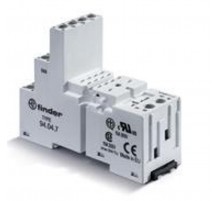 Розетка с винтовыми клеммами (с зажимной клетью) для реле 55.32, 55.34, таймера 85.02, 85.04; применяются модули 86.00, 99.02  94047SMA  Finder