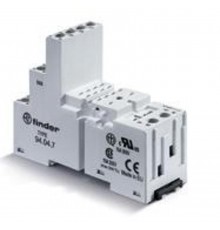 Розетка с винтовыми клеммами (с зажимной клетью) для реле 55.32, 55.34, таймера 85.02, 85.04; применяются модули 86.00, 99.02  94047SMA  Finder