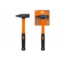 Молоток слесарный, 400 гр, кованый, с прорезиненной фиберглассовой рукояткой "Алмаз"  SQ1036-0102  TDM