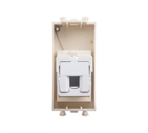 Телефонная розетка "Ванильная дымка" Avanti RJ-12, 1 мод  4405311  DKC