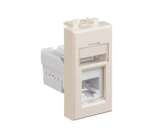 Телефонная розетка "Ванильная дымка" Avanti RJ-12, 1 мод  4405311  DKC