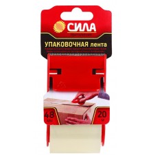 Упаковочная лента 48мм*20м*50мкр с дисп. TPA72-00 (прозрачная) (24/72/2160)  C0044581  СИЛА