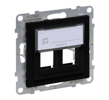 SUNO Адаптер двойной для разъемов Keystone. Цвет "Антрацит"  721445  Legrand