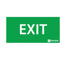 Пиктограмма (Наклейка) Exit (150х300)  1004150300  АСТЗ