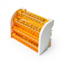 Шина на DIN-рейку в корпусе (кросс-модуль) 4х11  PR08.32833  Промрукав