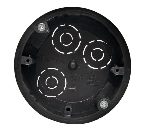 Коробка установочная универсальная 80х45 КМП-020-026 с металлическими лапками и крышкой  plc-kmp-020-026  EKF