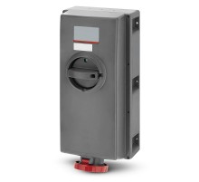 Розетка настенная с мех-ой блокировкой, автоматическим выключателем с теплоэлектромагнитным расцепителем и боковым распо  DIS50312587M  DKC