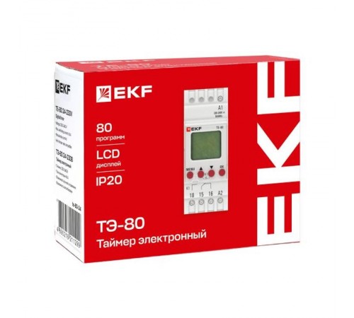 Таймер электронный ТЭ-80 24-230В EKF PROximate-80-24EKF