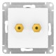 AtlasDesign Лотос АудиоРозетка 2-ая  ATN001387  SE