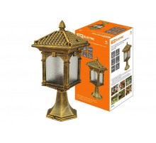 Светильник садово-парковый НПУ Самурай 60Вт ЛН/КЛЛ/LED Е27 IP54 стойка, шагрень/бронза  SQ0330-0078  TDM