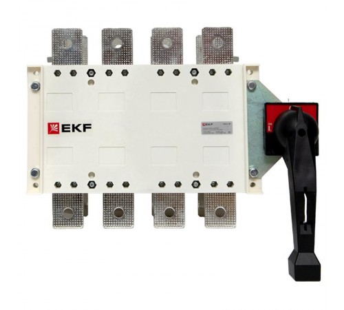 Рубильник-переключатель 630A 4P c рукояткой управления для прямой установки PowerSwitch  pscs-630-4  EKF