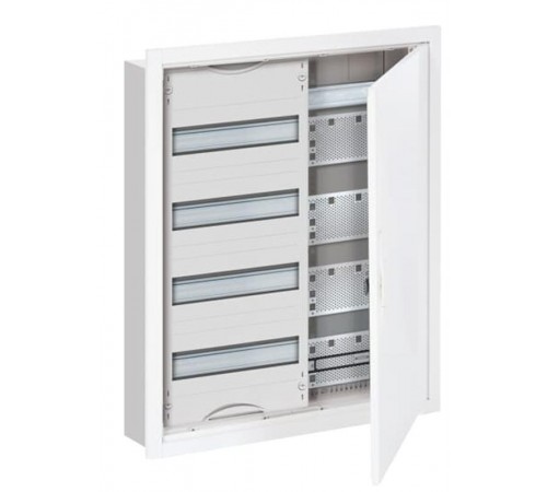 Шкаф 48М в нишу с медиапанелями 684х560х120 с расстоянием между DIN-рейками 125 мм и самозажимными клеммами N/PE U42MM  2CPX030160R9999  ABB