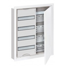 Шкаф 48М в нишу с медиапанелями 684х560х120 с расстоянием между DIN-рейками 125 мм и самозажимными клеммами N/PE U42MM  2CPX030160R9999  ABB