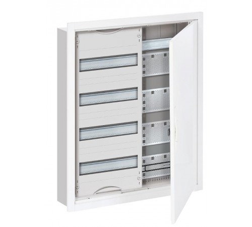 Шкаф 48М в нишу с медиапанелями 684х560х120 с расстоянием между DIN-рейками 125 мм и самозажимными клеммами N/PE U42MM  2CPX030160R9999  ABB