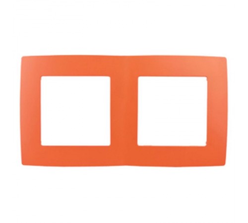 Рамка на 2 поста 12-5002-22  ,  оранжевый  Б0019396  ЭРА